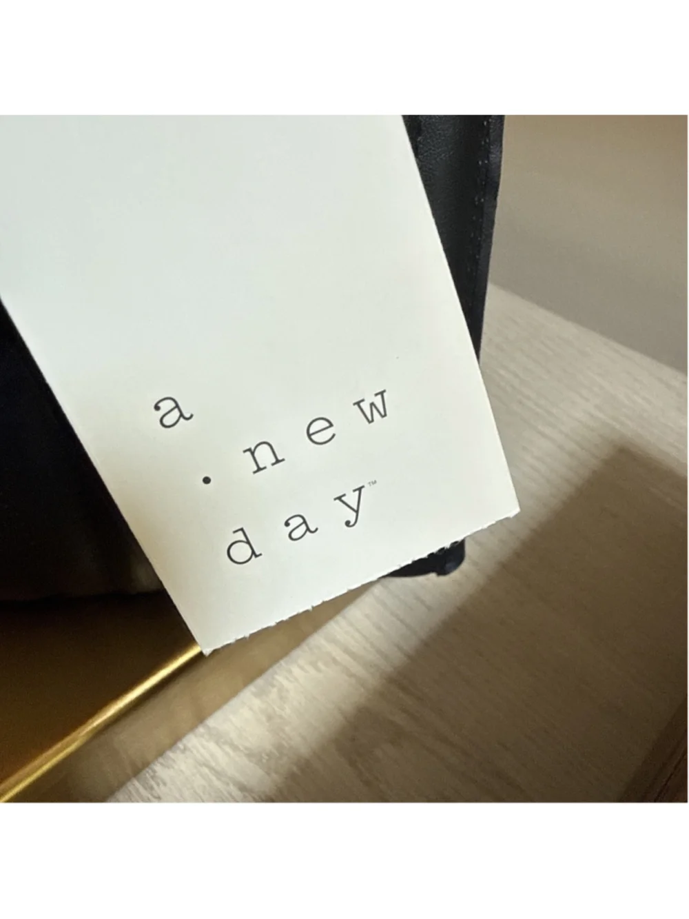 A New Day Black Quilted Chevron Pattern Clutch New With Tags